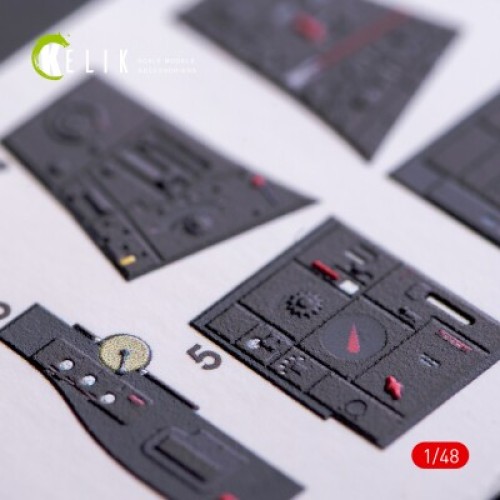 Декалі A-1J Skyraider 3D декаль інтер'єр для комплекту Tamiya 1:48 KELIK K48012