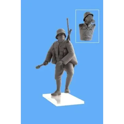 Фігури та мініатюри Збірна модель 1:35 фігур Німецької піхоти в протигазах (1918 р.) ICM35695