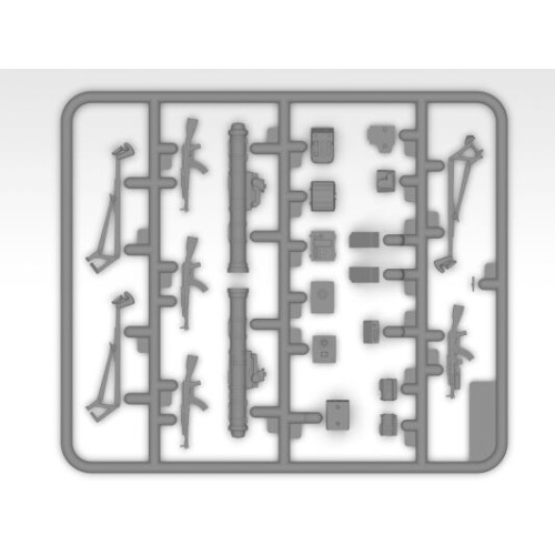 Фігури та мініатюри Збірна модель 1:35 ПТРК "Стугна-П" з українським розрахунком ICM35750