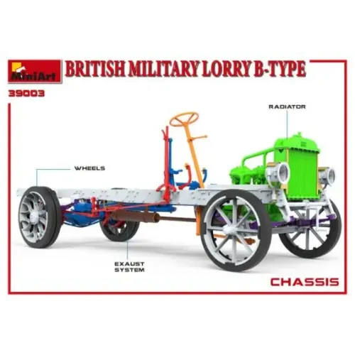 Авто-мото Збірна модель 1:35 Британська військова вантажівка B-Type MiniArt 39003