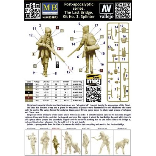 Фігури та мініатюри "Pоst-apocalyptic series. The Last Bridge. Kit No. 3. Splinter"