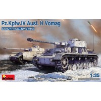 Збірна модель 1:35 Німецький танк Pz.Kpfw.IV Ausf. H Vomag ранньої модифікації червень 1943 Miniart 35302