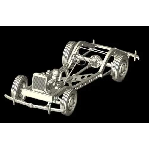 Бронетехніка та артилерія Збірна модель 1:35 Німецький легковий автомобіль Адмірал Кабріолет з фігурами (Друга світова війна) ICM 35471