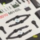 Декалі MH-60L Black Hawk 3D декаль інтер'єр для комплекту Kitty Hawk 1:35 KELIK K35010