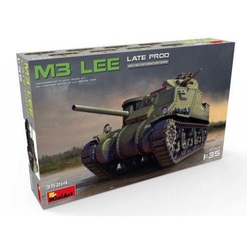 Бронетехника и артиллерия Американский средний танк M3 Lee (позднего выпуска) 1:35