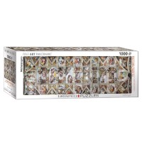 Пазл Eurographics Сикстинська капела. Мікеланджело, 1000 елементів панорамний