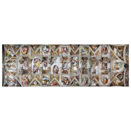 2D Пазли Пазл Eurographics Сикстинська капела. Мікеланджело, 1000 елементів панорамний