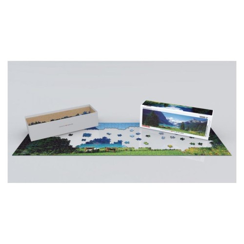 2D Пазли Пазл Eurographics Озеро Луїза, Канадські Скелясті гори, 1000 елементів панорамний