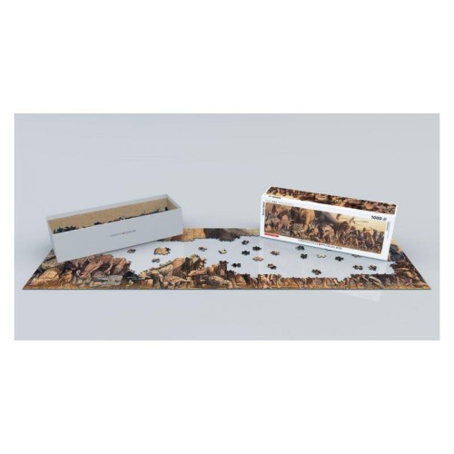 2D Пазли Пазл Eurographics Динозаври Харуо Такіно, 1000 елементів панорамний