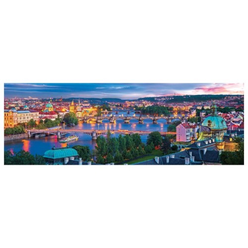 2D Пазли Пазл Eurographics Прага, Чехія, 1000 елементів панорамний