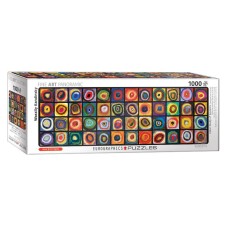 Пазл Eurographics Квадрати з концентричними колами, 1000 елементів панорамний