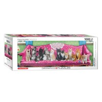 Пазл Eurographics Коти на кушетці, 1000 елементів панорамний