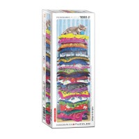 Пазл Eurographics Пухнастий кіт на подушках, 1000 елементів панорамний