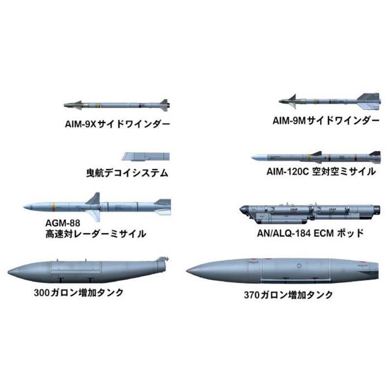 Збірна модель літака Tamiya – літак 1:48 F-16CJ Fighting Falcon 61098 1:48