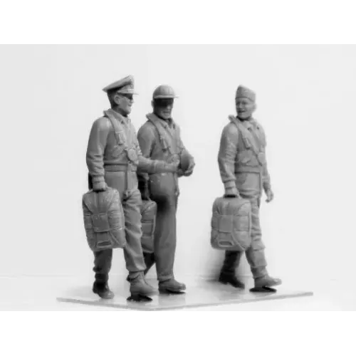 Сборная модель 1:32 Фигуры пилоты ВВС США (1941-1945) ICM 32104