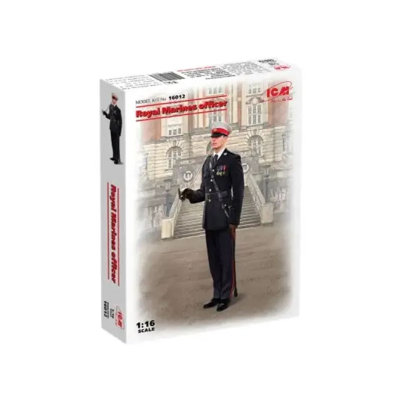 Збірна модель 1:16 Фігура офіцер королівської морської піхоти ICM 16012