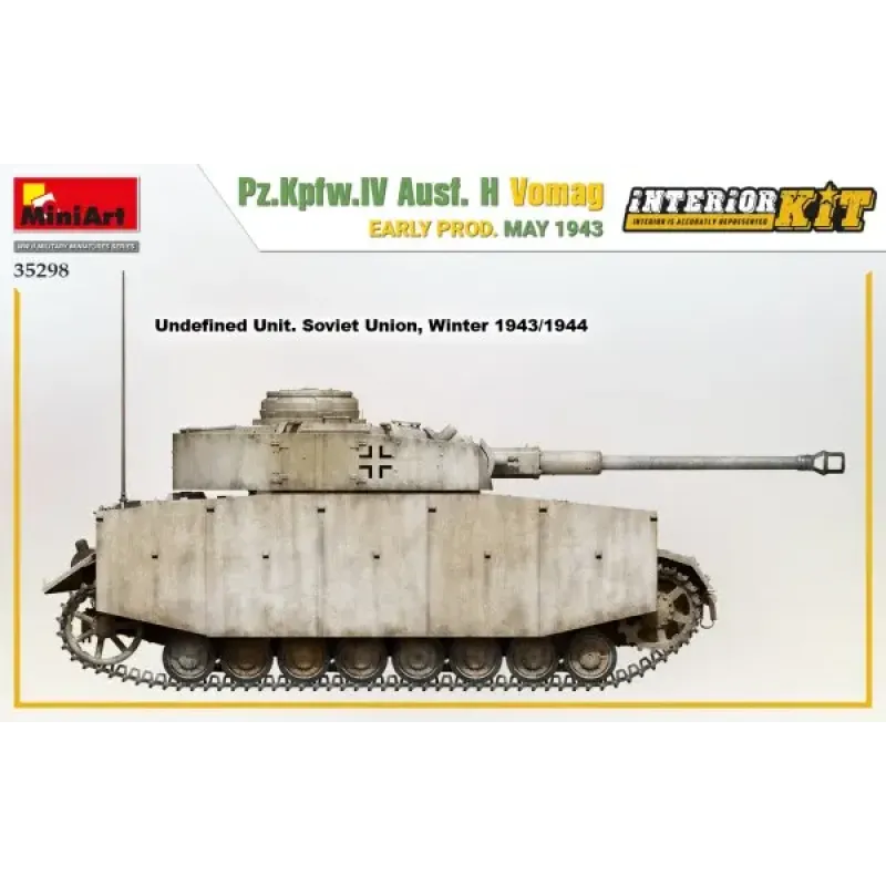 Танк Pz.Kpfw.IV Ausf. H Vomag. (Раннего производства с интерьером) Май 1943 г.