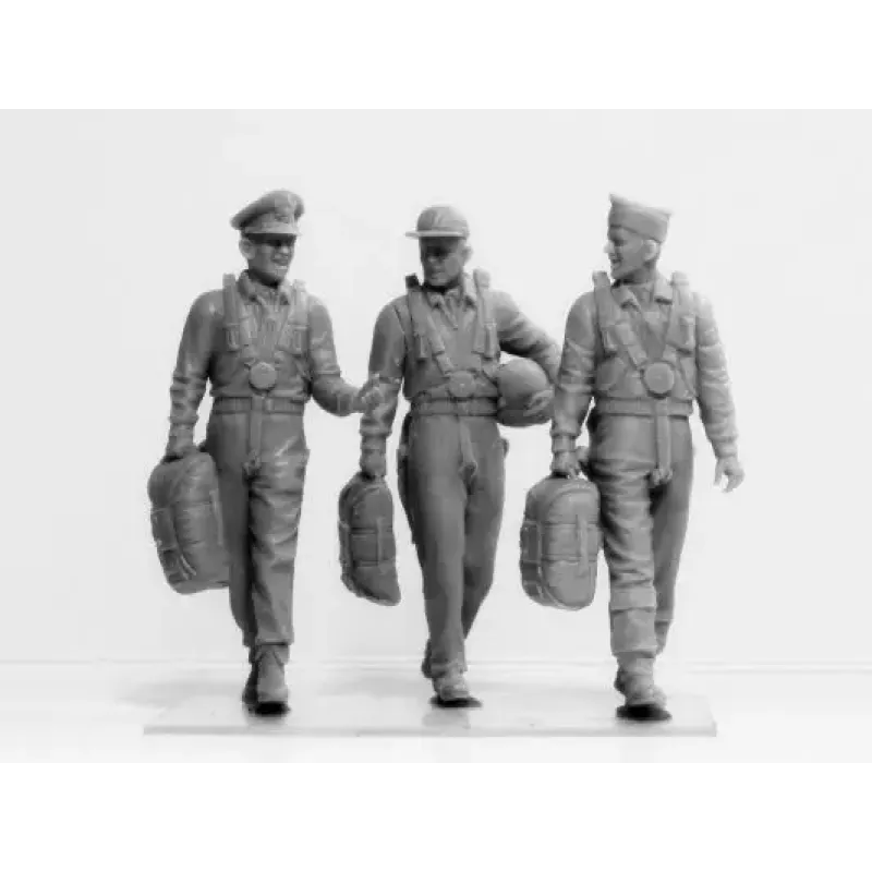 Сборная модель 1:32 Фигуры пилоты ВВС США (1941-1945) ICM 32104