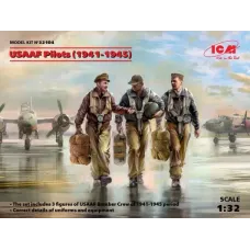 Сборная модель 1:32 Фигуры пилоты ВВС США (1941-1945) ICM 32104