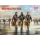 Сборная модель 1:32 Фигуры пилоты ВВС США (1941-1945) ICM 32104
