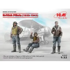 Збірна модель 1:32 Фігури Британські льотчики (1939-1945) ICM 32105