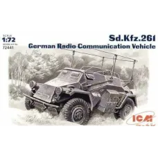 Збірна модель 1:72 Німецький бронеавтомобіль Sd.Kfz.261 ICM 72441