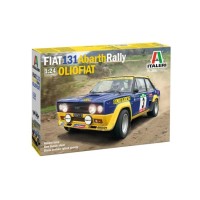 Сборная модель 1:24 Раллийный автомобиль FIAT 131 Abarth Rally OLIO Italeri 3667