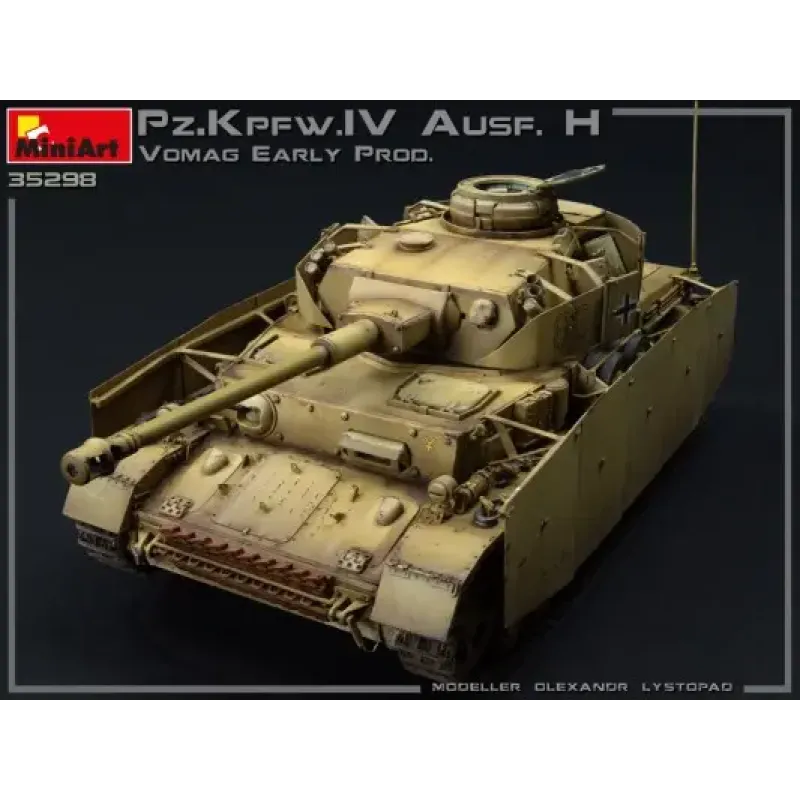 Танк Pz.Kpfw.IV Ausf. H Vomag. (Раннего производства с интерьером) Май 1943 г.