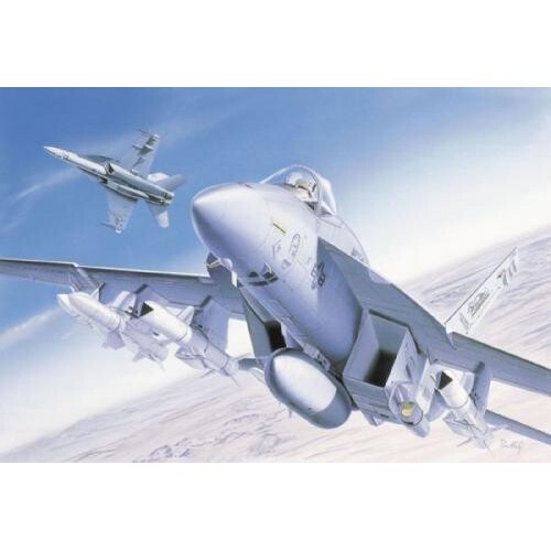 Збірна модель літака Збірна модель 1:72 Літак F:A-18E Super Hornet Italeri 0083 1:72