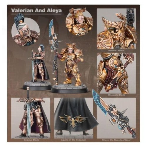 Набір мініатюр WARHAMMER 40000: TALONS OF THE EMPEROR - VALERIAN AND ALEYA