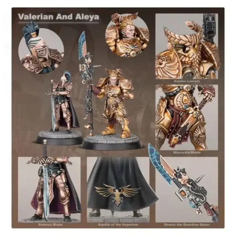 Набор миниатюр WARHAMMER 40000: TALONS OF THE EMPEROR - VALERIAN AND ALEYA