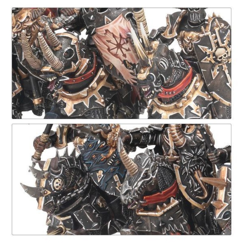 Набор миниатюр The Old World: WARRIORS OF CHAOS - CHAOS KNIGHTS