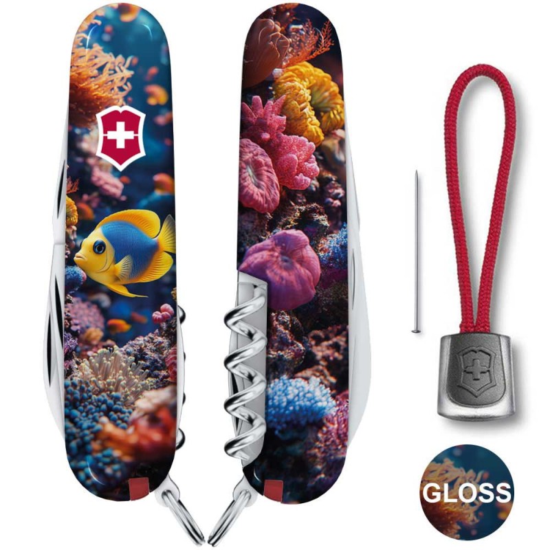 Швейцарский складной нож 91мм Victorinox SPARTAN DESIGN 1.3603.R2010pk