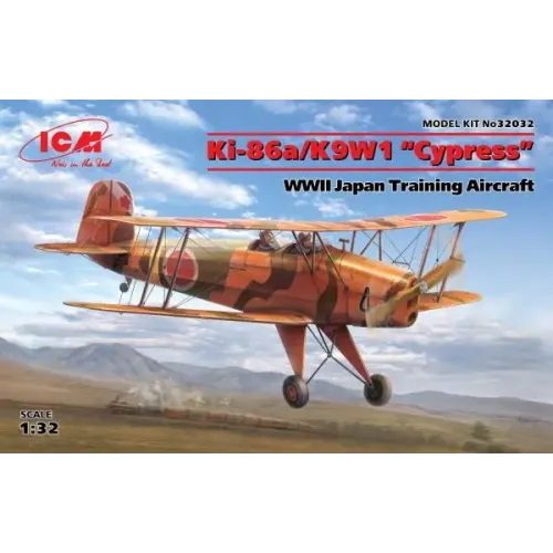 Сборная модель самолета Сборная модель 1:32 Японский учебный самолет Ki-86a:K9W1 "Cypress" ICM 32032 1:32