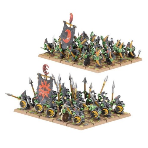 Набор миниатюр ORC & GOBLIN TRIBES: NIGHT GOBLIN MOB