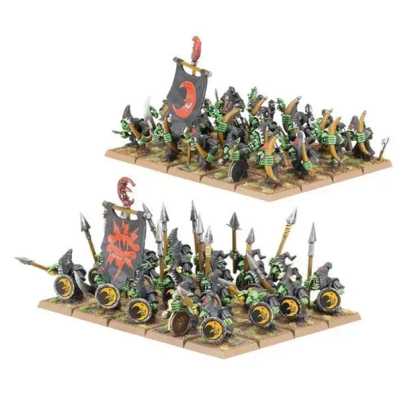 Набір мініатюр ORC & GOBLIN TRIBES: NIGHT GOBLIN MOB