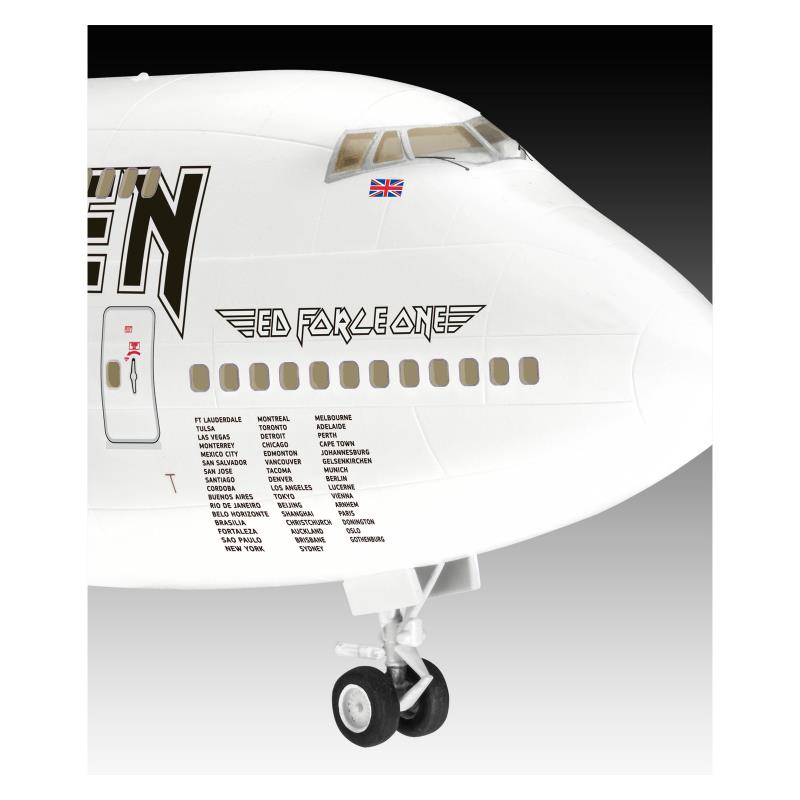 Збірна модель літака Збірна модель-копія Revell Літак Boeing 747-400 Iron Maiden «Ed Force One», рів 4, м: 1:144 1:144