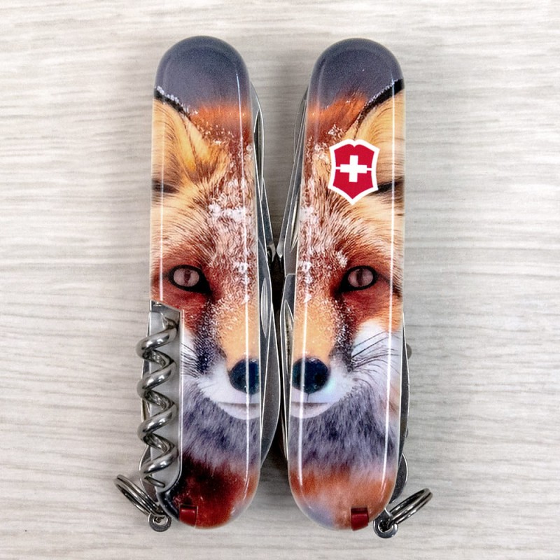 Складаний ніж Victorinox EXPLORER ANIMAL Лисиця 1.6703.7.F1060pw