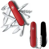 Складаний ніж Victorinox HUNTSMAN UKRAINE червоно-чорний 1.3713.1.3