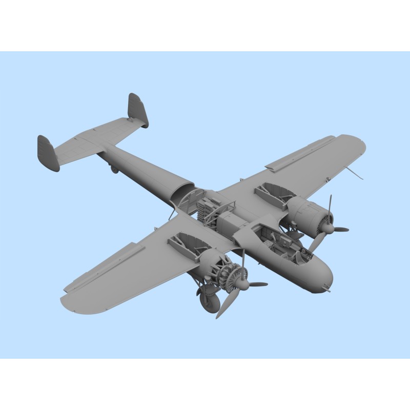 Збірна модель літака 1:72 Бомбардувальник Дорньє Do 17Z-7 ICM 72307 1:72
