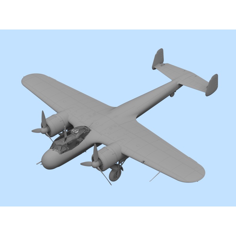 Збірна модель літака 1:72 Бомбардувальник Дорньє Do 17Z-7 ICM 72307 1:72