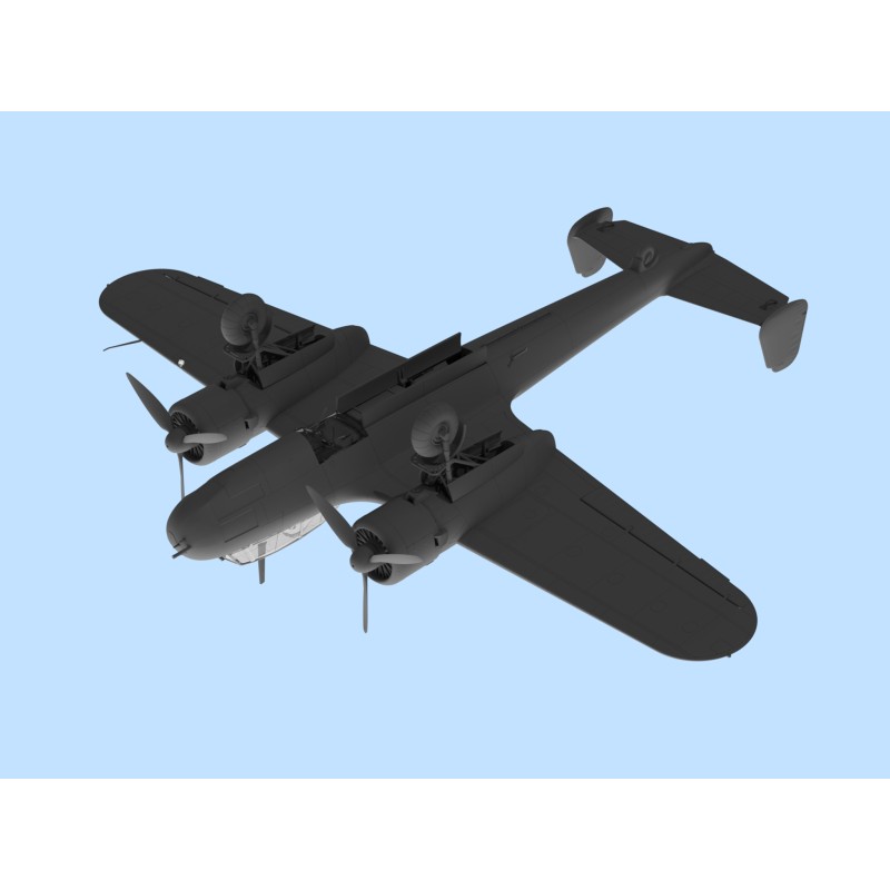 Збірна модель літака 1:72 Бомбардувальник Дорньє Do 17Z-7 ICM 72307 1:72