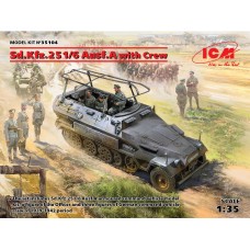  1:35 Німецький бронетранспортер з екіпажем Sd.Kfz.251:8 Ausf.A ICM 35104
