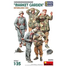 Збірна модель 1:35 Фігури "Маркет Гарден" Нідерланди 1944 року. Смоляні голови MiniArt 35393