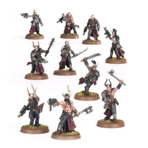 Набір мініатюр WARHAMMER 40000: CHAOS SPACE MARINES - CHAOS CULTISTS