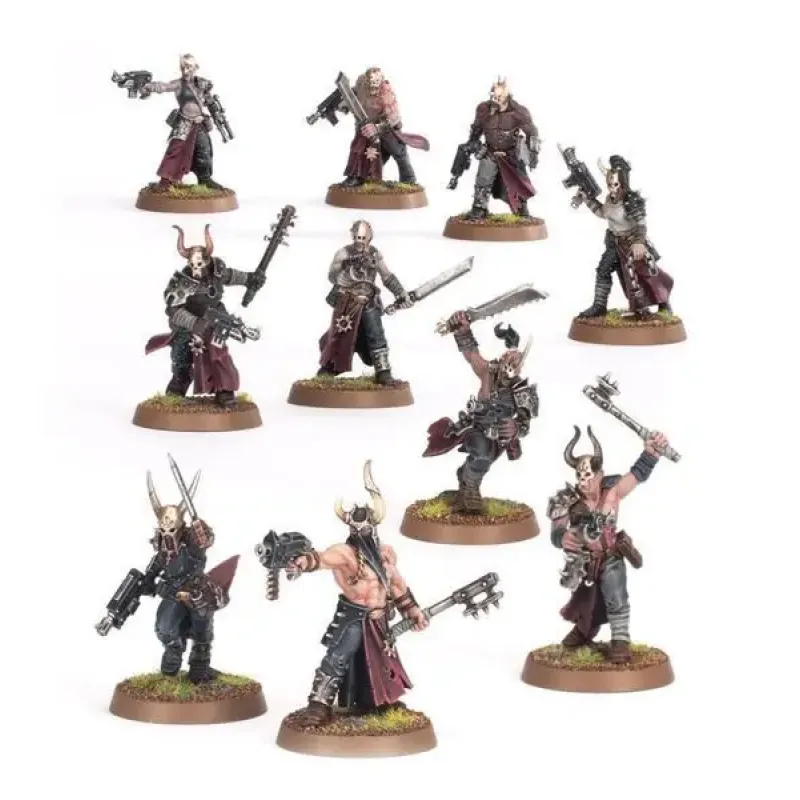 Набір мініатюр WARHAMMER 40000: CHAOS SPACE MARINES - CHAOS CULTISTS