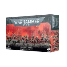 Набір мініатюр WARHAMMER 40000: CHAOS SPACE MARINES - CHAOS CULTISTS