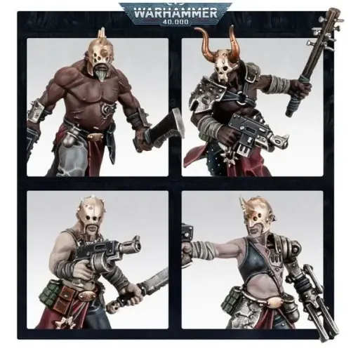 Набір мініатюр WARHAMMER 40000: CHAOS SPACE MARINES - CHAOS CULTISTS