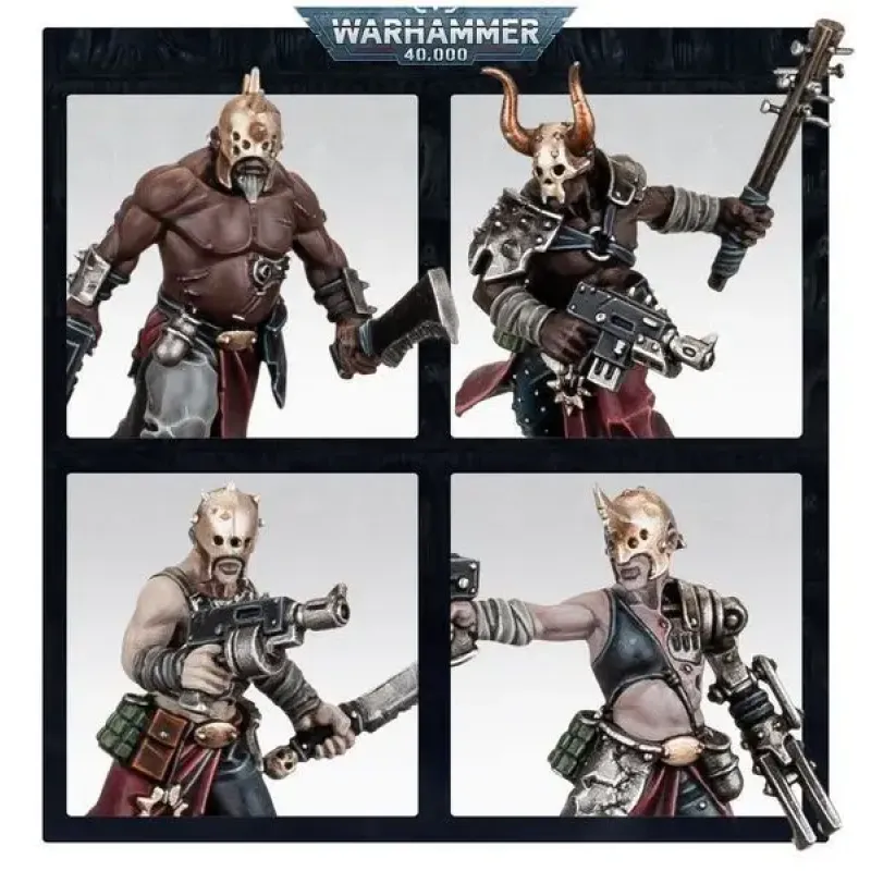 Набір мініатюр WARHAMMER 40000: CHAOS SPACE MARINES - CHAOS CULTISTS