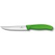 Ніж для стейка та піци Victorinox SWISS CLASSIC 12см хвил зелен 6.7936.12L4